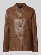 Weekend Max Mara Jacke in Leder-Optik Modell 'KAYA' in Hazel, Größe 36