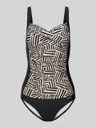 LASCANA PLUS SIZE Badeanzug mit Drapierungen Modell 'Cleo' in Black, G...