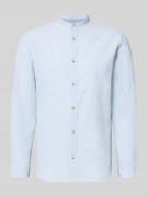 Jack & Jones Regular Fit Freizeithemd aus Baumwoll-Leinen-Mix in Hellb...