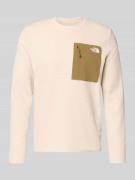 The North Face Langarmshirt mit Napoleontasche Modell 'KECHA' in Offwh...