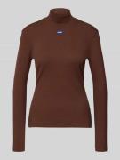 Hugo Blue Slim Fit Langarmshirt aus Baumwoll-Mix Modell 'EASY LONGSLEE...