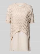 Apricot Minikleid im 2-in-1-Look in Sand, Größe L