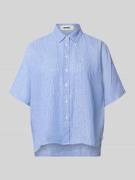 ECOALF Relaxed Fit Leinenbluse mit Streifenmuster Modell 'MELANIA' in ...