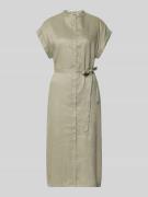 ECOALF Hemdblusenkleid aus Leinen mit Bindegürtel Modell 'AMATISTA' in...