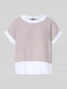 JOOP! T-Shirt aus reiner Baumwolle in Strick-Optik Modell 'Kipe' in Ha...