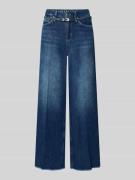 Raffaello Rossi Wide Leg Jeans mit Gürtel Modell 'SVENTY' in Dunkelbla...