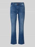 Raffaello Rossi Flared Jeans mit Fransen Modell 'VIC' in Dunkelblau, G...