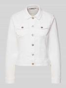 Only Regular Fit Jeansjacke aus Baumwoll-Mix Modell 'WONDER' in Weiss,...