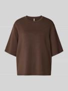 Soyaconcept Sweatshirt mit 1/2-Arm Modell 'BANU 231' in Dunkelbraun, G...