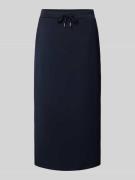 Soyaconcept Midirock mit elastischem Bund und Schnürung in Marine, Grö...