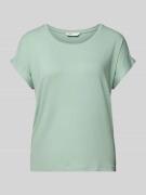 Only Regular Fit T-Shirt aus Viskose-Mix Modell 'MOSTER' in Mint, Größ...