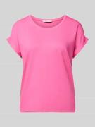 Only Regular Fit T-Shirt aus Viskose-Mix Modell 'MOSTER' in Pink, Größ...