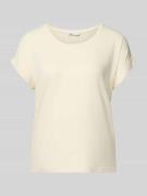 Only Regular Fit T-Shirt aus Viskose-Mix Modell 'MOSTER' in Offwhite, ...