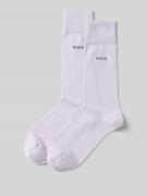 BOSS Socken aus Baumwoll-Mix im 2er-Pack in Flieder, Größe 39-42