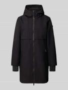 khujo Mantel mit Zweiwege-Reißverschluss in Black, Größe L