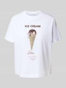 Samsøe Samsøe T-Shirt mit Motiv-Print Modell 'CAMINO' in Weiss, Größe ...