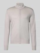 GRAN SASSO Strickjacke aus Schurwolle mit Zweiwege-Reißverschluss in H...