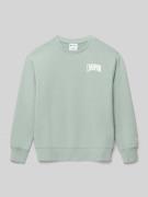 CHAMPION Regular Fit Poloshirt mit V-Ausschnitt in Schilf, Größe 128