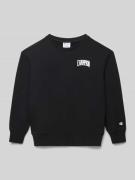 CHAMPION Regular Fit Poloshirt mit V-Ausschnitt in Black, Größe 128