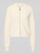 comma Regular Fit Jacke mit Viskose-Anteil in Offwhite, Größe 34