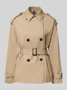 Tommy Hilfiger Regular Fit Trenchcoat aus reiner Baumwolle in Beige, G...