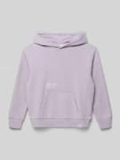 Garcia Hoodie mit Label-Detail in Flieder, Größe 140