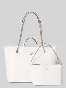 Guess Shopper mit herausnehmbarer Tasche Modell 'GIULLY II' in Offwhit...