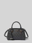 Guess Handtasche mit Logo-Muster Modell 'LEONA' in Black, Größe 1