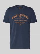 PME Legend Regular Fit T-Shirt mit Logo-Print in Dunkelblau, Größe L