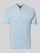 HECHTER PARIS Regular Fit Poloshirt mit Baumwoll-Anteil in Hellblau, G...