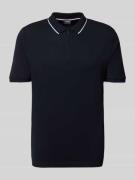 HECHTER PARIS Regular Fit Poloshirt mit Baumwoll-Anteil in Marine, Grö...