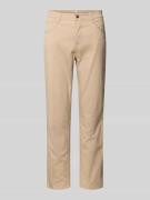 Brax Hose in verkürzter Passform Modell 'Mary' in Beige, Größe 34