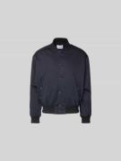 MAISON KITSUNÉ Blouson mit Stehkragen in Dunkelblau, Größe L