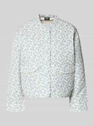 Only Regular Fit Hemdjacke mit Allover-Muster Modell 'HALLIE' in Blau,...