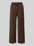 Soyaconcept Sweatpants mit elastischem Bund in Dunkelbraun, Größe XS