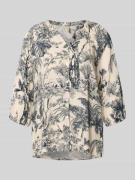 Soyaconcept Relaxed Fit Bluse aus Viskose Modell 'CARLI' in Marine, Gr...