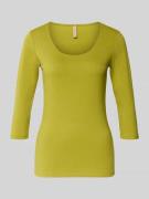 Soyaconcept T-Shirt mit 3/4-Arm Modell 'Pylle' in Lind, Größe L