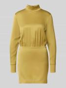 Drykorn Minikleid mit Stehkragen Modell 'OVINE' in GELB, Größe 34