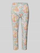 SEDUCTIVE Caprihose im Allover-Look in Hellblau, Größe 32