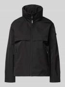 khujo Jacke mit Stehkragen in Black, Größe L