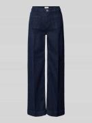 OPUS Wide Leg Jeans mit Bügelfalten Modell 'Miva Authentic' in Jeansbl...