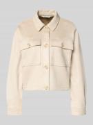 Only Regular Fit Jacke in Lederoptik mit Brustpattentaschen Modell 'BE...