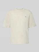 Wood Wood T-Shirt mit Logo-Print Modell 'Gary' in Beige, Größe L