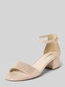 Tamaris Sandaletten mit Blockabsatz in Gold, Größe 36