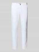 Jack & Jones Slim Fit Stoffhose mit Gesäßtaschen Modell 'Marco' in Wei...