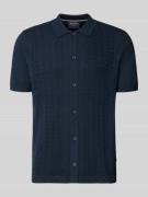 OLYMP Level Five Regular Fit Poloshirt mit 1/2-Arm in Marine, Größe L