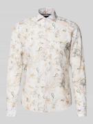 JOOP! Collection Slim Fit Business-Hemd aus Leinen-Mix Modell 'Pai' in...