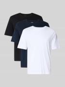 Jack & Jones T-Shirt mit Rundhalsausschnitt im 3er-Pack in Black, Größ...