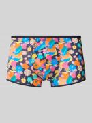 HOM Trunks mit floralem Allover-Print Modell 'Wonka' in Black, Größe L