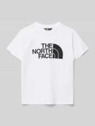 The North Face Regular Fit T-Shirt mit Logo-Print in Weiss, Größe L